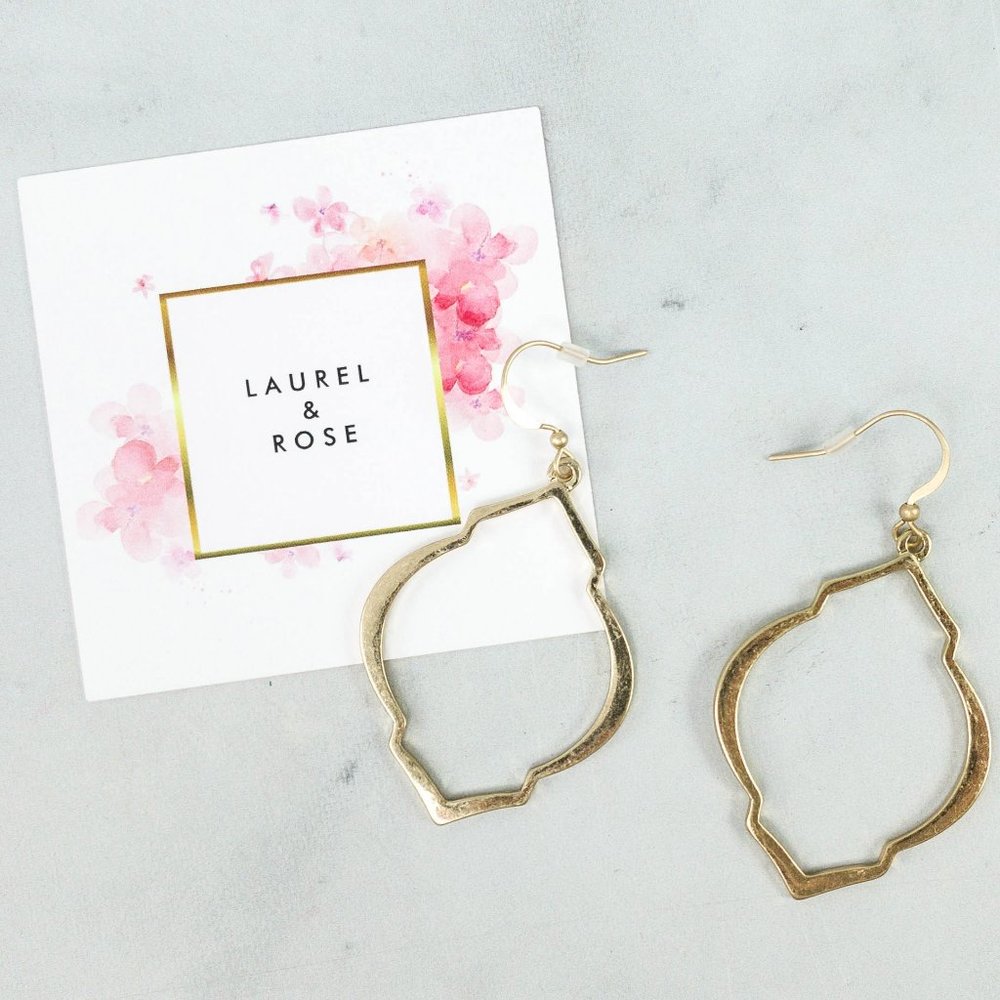 Laurel & Rose Collection Champagne Toast Earrings